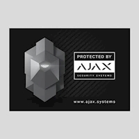 AJAX STICKER 2, Sticker 15x10 CM English (Shield)
