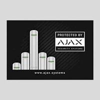 AJAX STICKER 3, Sticker 15x10 CM English (DoorProtect)