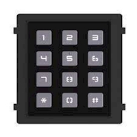DS-KD-KP/BLACK, Hikvision, modulaire intercom, keypad, zwart
