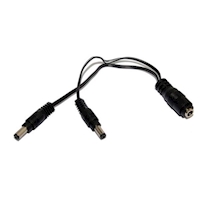 VP-PL02F, DC fmale naar dual DC Male kabel, 40 cm